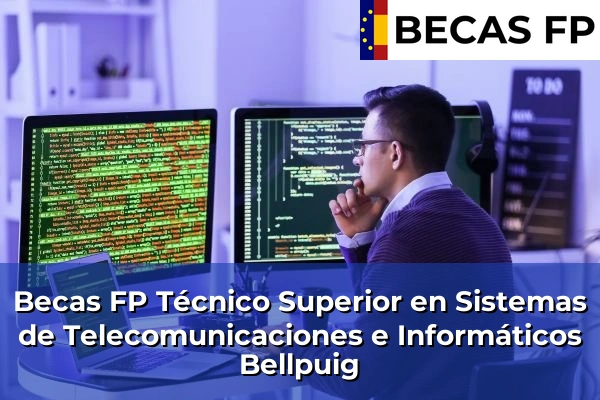 Becas FP Técnico Superior en Sistemas de Telecomunicaciones e Informáticos en Bellpuig