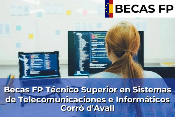 Becas FP Técnico Superior en Sistemas de Telecomunicaciones e Informáticos en Corró d'Avall