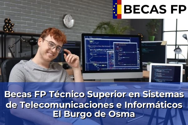 Becas FP Técnico Superior en Sistemas de Telecomunicaciones e Informáticos en El Burgo de Osma