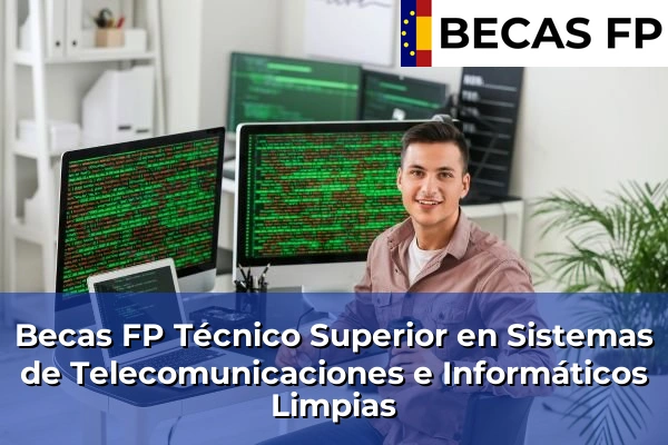 Becas FP Técnico Superior en Sistemas de Telecomunicaciones e Informáticos en Limpias