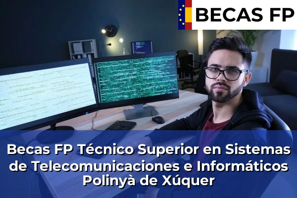 Becas FP Técnico Superior en Sistemas de Telecomunicaciones e Informáticos en Polinyà de Xúquer