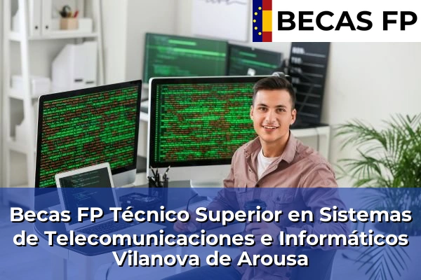 Becas FP Técnico Superior en Sistemas de Telecomunicaciones e Informáticos en Vilanova de Arousa