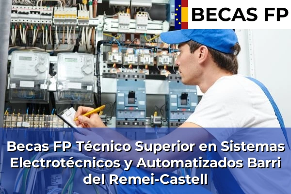 Becas FP Técnico Superior en Sistemas Electrotécnicos y Automatizados en Barri del Remei-Castell