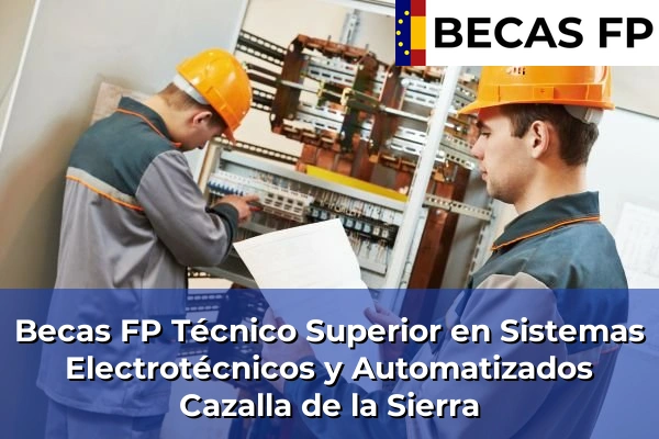 Becas FP Técnico Superior en Sistemas Electrotécnicos y Automatizados en Cazalla de la Sierra