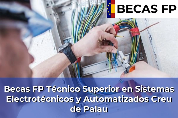 Becas FP Técnico Superior en Sistemas Electrotécnicos y Automatizados en Creu de Palau