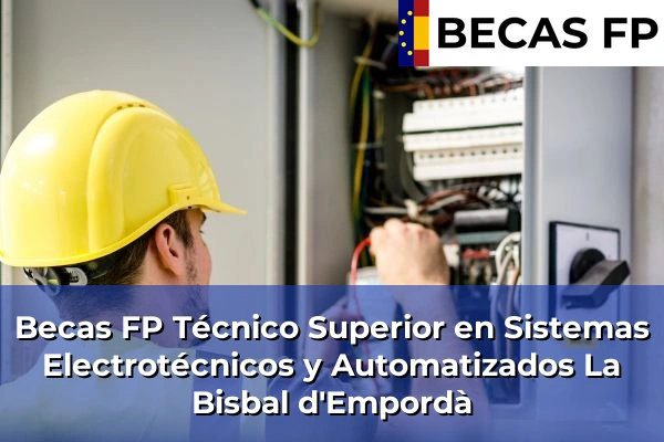 Becas FP Técnico Superior en Sistemas Electrotécnicos y Automatizados en La Bisbal d'Empordà