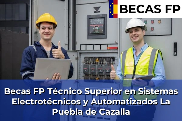Becas FP Técnico Superior en Sistemas Electrotécnicos y Automatizados en La Puebla de Cazalla