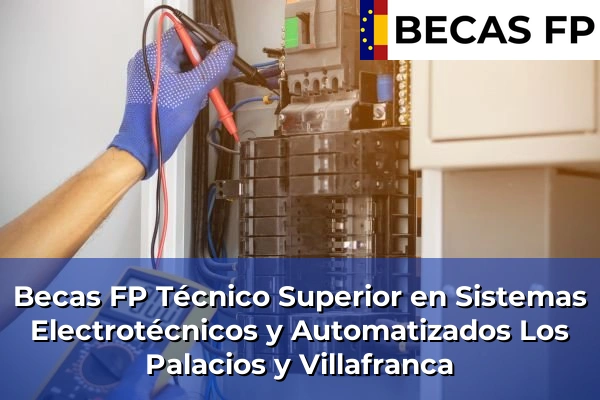 Becas FP Técnico Superior en Sistemas Electrotécnicos y Automatizados en Los Palacios y Villafranca