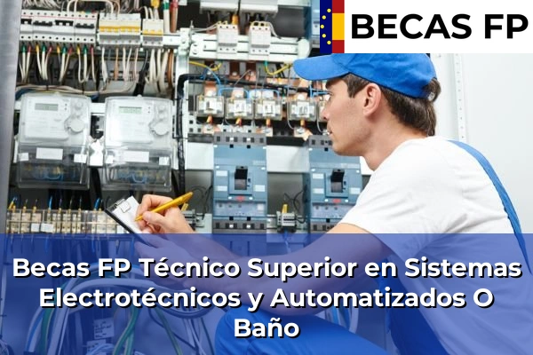 Becas FP Técnico Superior en Sistemas Electrotécnicos y Automatizados en A Coruña 42 Becas FP Técnico Superior en Sistemas Electrotécnicos y Automatizados en O Baño