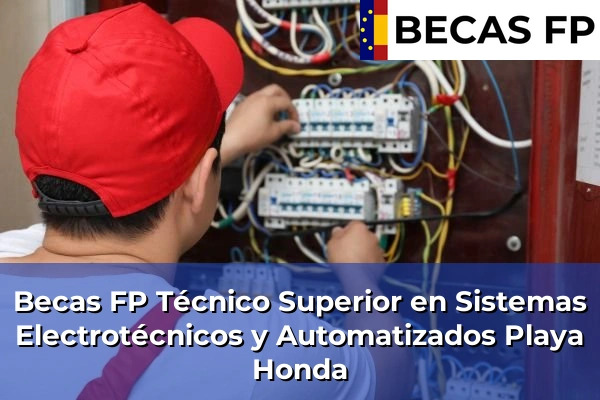 Becas FP Técnico Superior en Sistemas Electrotécnicos y Automatizados en Playa Honda