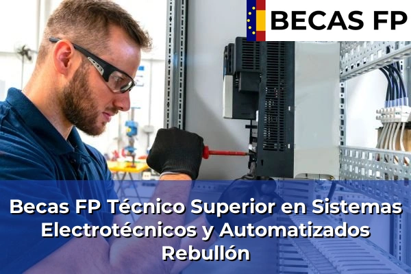Becas FP Técnico Superior en Sistemas Electrotécnicos y Automatizados en Rebullón