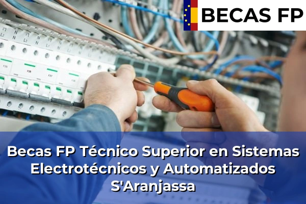 Becas FP Técnico Superior en Sistemas Electrotécnicos y Automatizados en S'Aranjassa