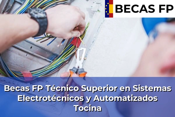 Becas FP Técnico Superior en Sistemas Electrotécnicos y Automatizados en Tocina