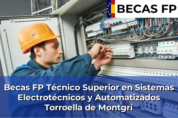 Becas FP Técnico Superior en Sistemas Electrotécnicos y Automatizados en Torroella de Montgrí