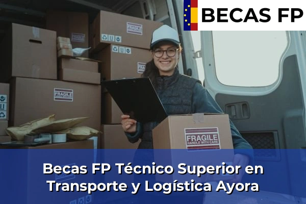 Becas FP Técnico Superior en Transporte y Logística en Ayora
