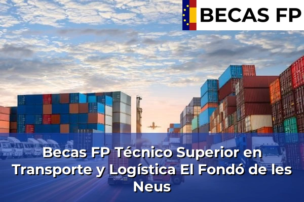 Becas FP Técnico Superior en Transporte y Logística en El Fondó de les Neus