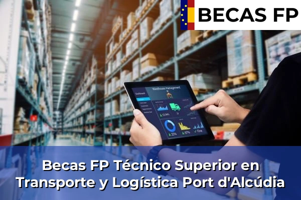 Becas FP Técnico Superior en Transporte y Logística en Port d'Alcúdia