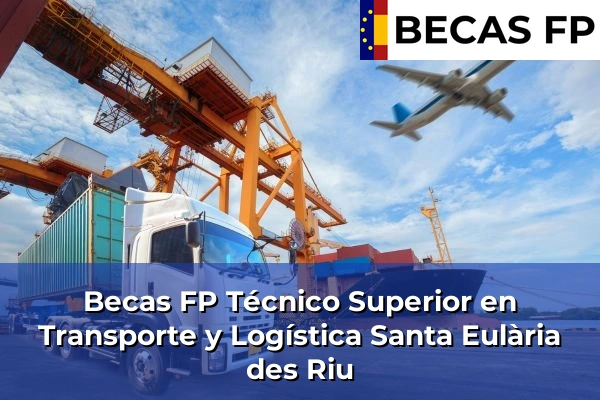 Becas FP Técnico Superior en Transporte y Logística en Santa Eulària des Riu